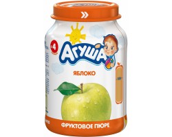 Пюре Агуша яблоко без сахара с 4 мес 200 г