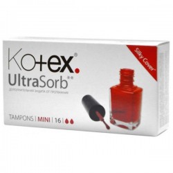 Тампоны Kotex ультра сорб силки ковер мини 16 шт.