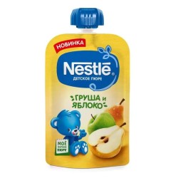 Пюре Nestle груша и яблоко с 5 мес 90 г