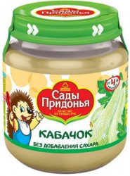 Пюре Сады Придонья кабачок без сахара с 4 мес 120 г