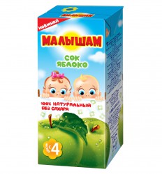 Сок Фрутоняня Малышам яблоко осветленный 330 мл