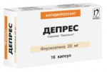 Депрес, капсулы 20 мг 16 шт