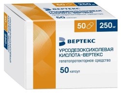 Урсодезоксихолевая кислота-Вертекс капс. 250 мг 50 шт.