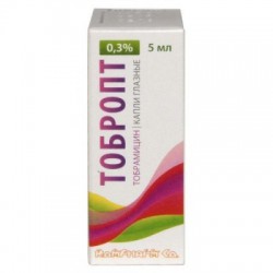 Тобропт капли глазн. 0.3% 5 мл 1 шт.