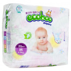 Подгузники, Ecoboo (Экобо) 4-9 кг р. M №22