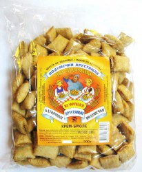 Подушечки хрустящие 200 г Из Мурома крем-брюле на фруктозе