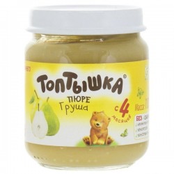 Пюре Топтышка груша с 4 мес 100 г
