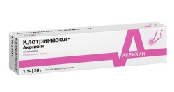 Клотримазол-Акрихин мазь д/наружн. прим. 1% 20 г 1 шт.